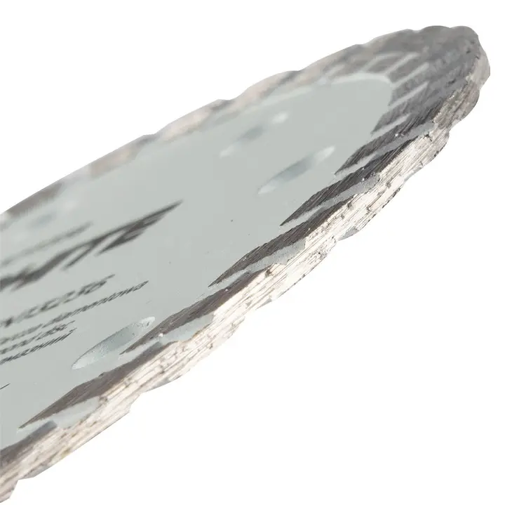 Turbo elmas kesme diski, 125 x 22.22 mm, kuru