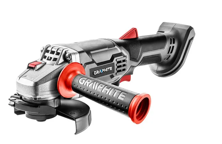 Akülü avuç taşlama makinesi Energy+ 18V, Li-Ion, disk 115 x 22.2 mm, akü hariç