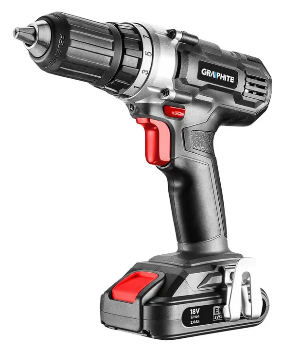 Akülü matkap Energy+ 18V, Li-Ion, 13mm anahtarsız mandren, akü hariç