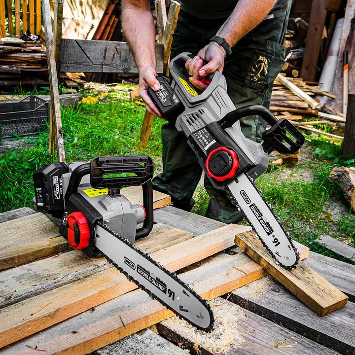 Akülü zincirli testere Energy+ 18V Li-Ion, 10 (250mm) pala, akü hariç