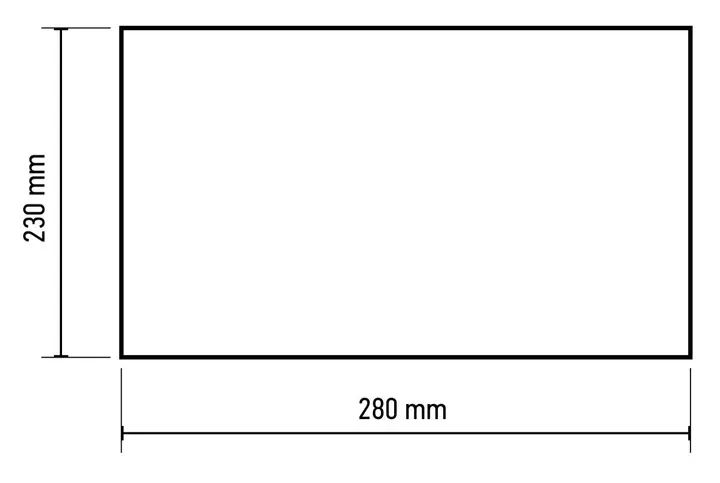 Sanding paper yellow 230 x 280 mm, P