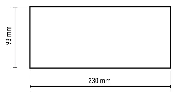 Zımpara kağıdı 93 x 230 mm, P40, 5 adet, deliksiz