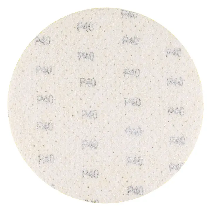 Sanding discs, perforated, Velcro-backed with holes 225 mm, P