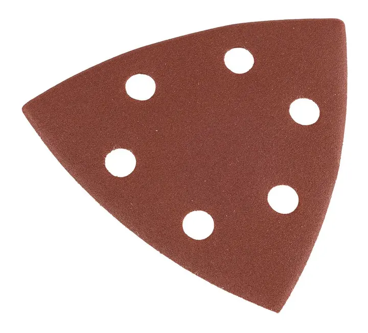Zımpara kağıdı, cırt bantlı, iron 93 x 93 mm, P220, 5 adet, 6 delikli
