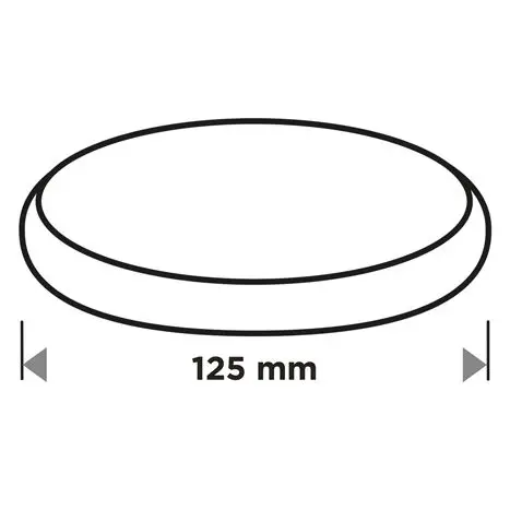 Cırt bantlı polisaj pedi 125 mm