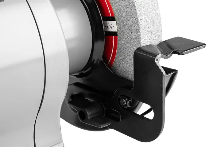 Taşlama tezgahı 370W, 230V, disk 150mm, hız 3450 dev/dk, lambalı, haznesi ve disk düzeltici ile