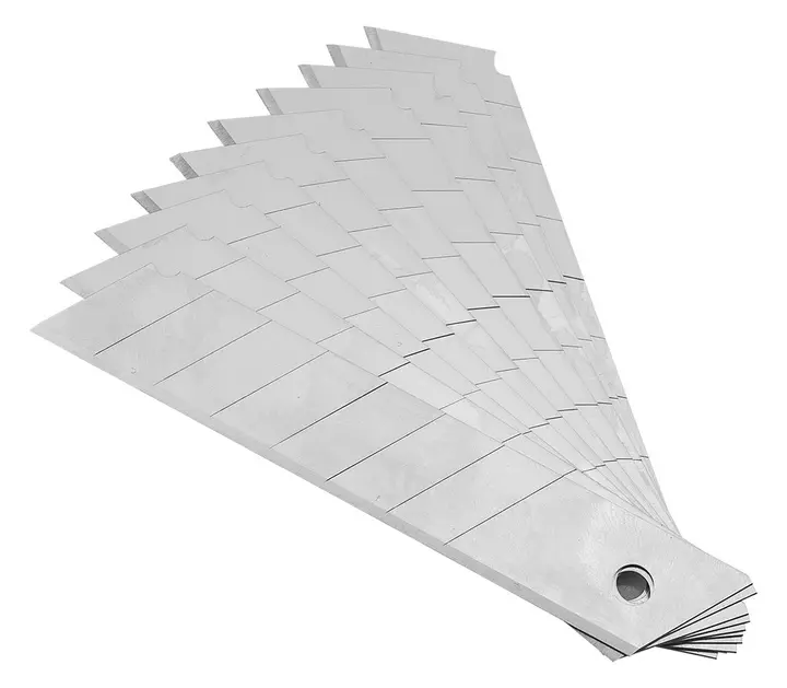 Katlanır maket bıçağı + bıçaklar, 26 parçalık set