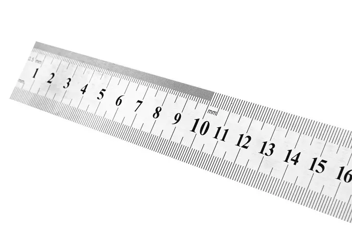 Cetvel 50 cm, paslanmaz çelik