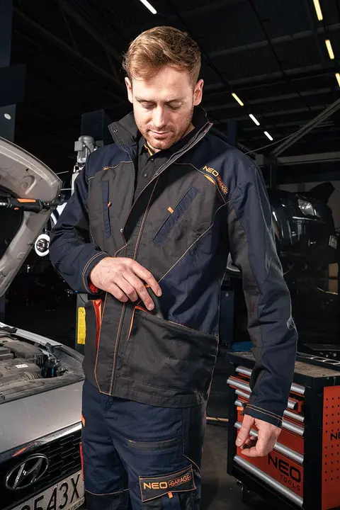 Neo Garage iş sweatshirt'ü, %100 pamuklu ripstop