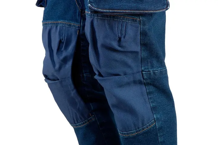 DENIM iş pantolonu, diz takviyeli