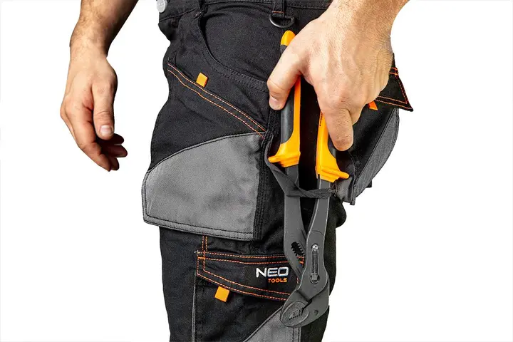 HD Slim iş pantolonu, kemerli