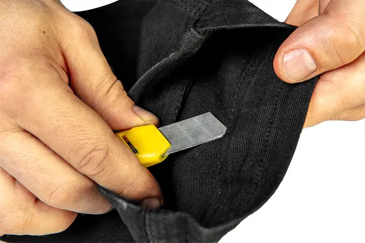 HD Slim iş pantolonu, çıkarılabilir cepli
