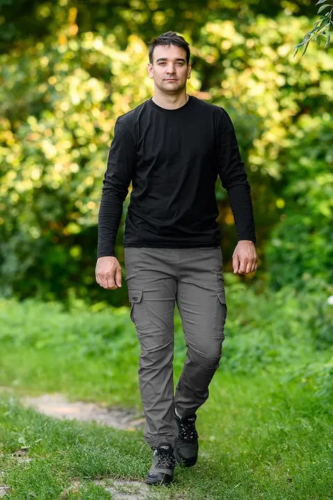 OUTDOOR iş pantolonu, jogger tipi, gri