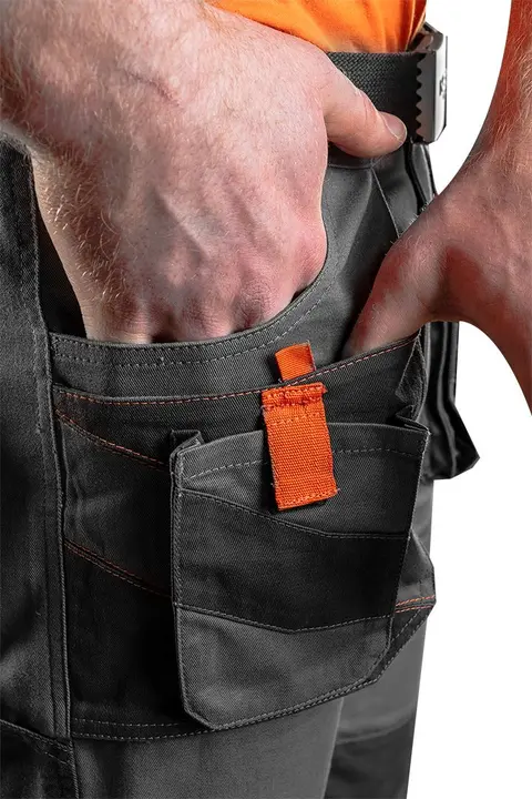 İş pantolonu COTTON Slim, %100 pamuk, S beden