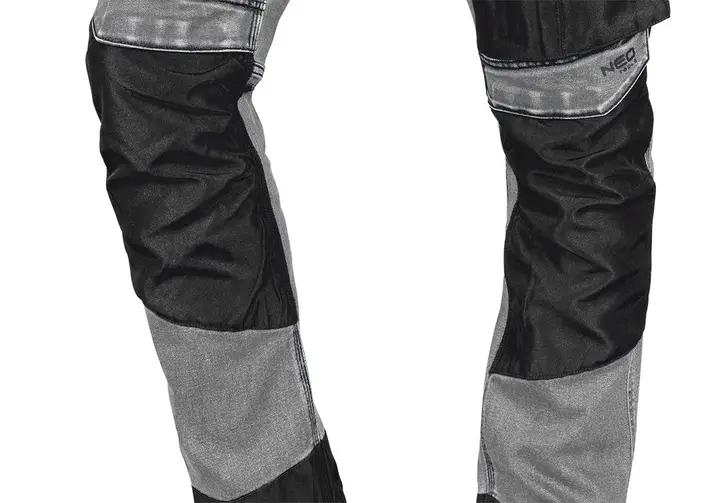 DENIM iş pantolonu, Oxford takviyeli, gri