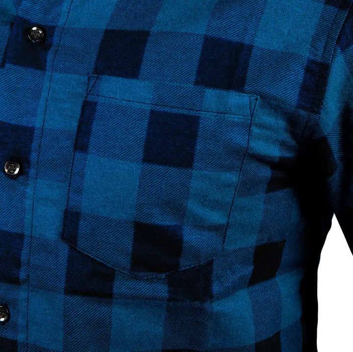 Flanel Gömlek, lacivert