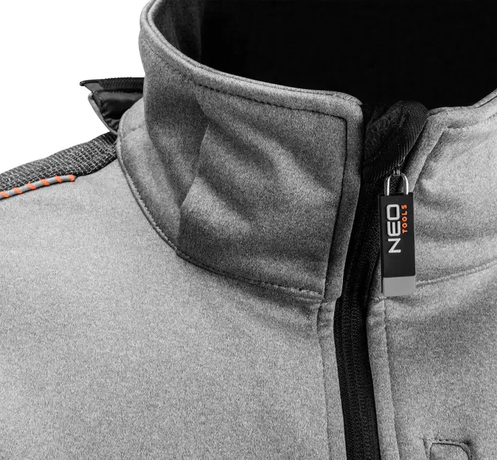 Softshell iş ceketi, çıkarılabilir kapüşonlu