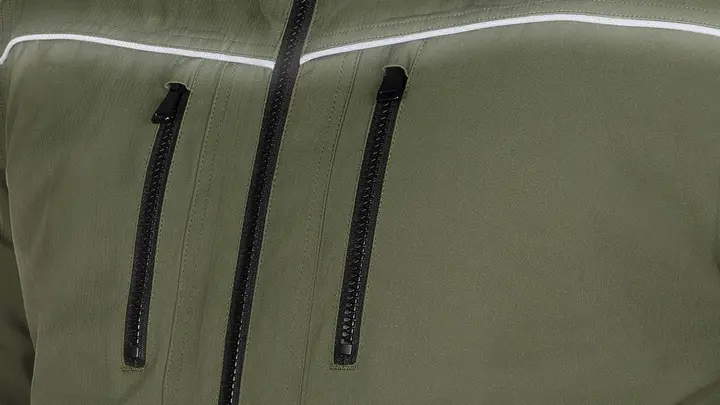 OUTDOOR kapüşonlu astarlı ceket, yeşil