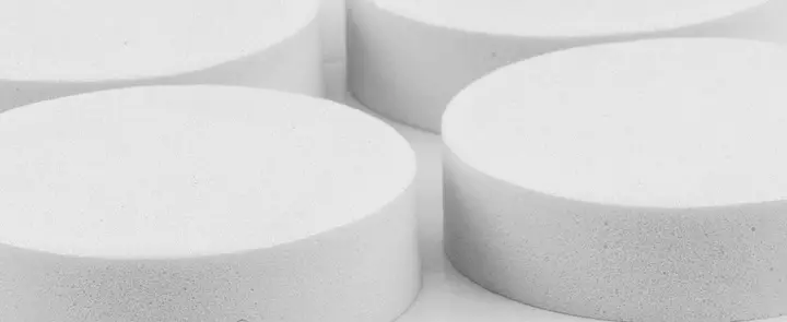 Silikon pedler/yapışkanlı tampon 40mm, 4 adet