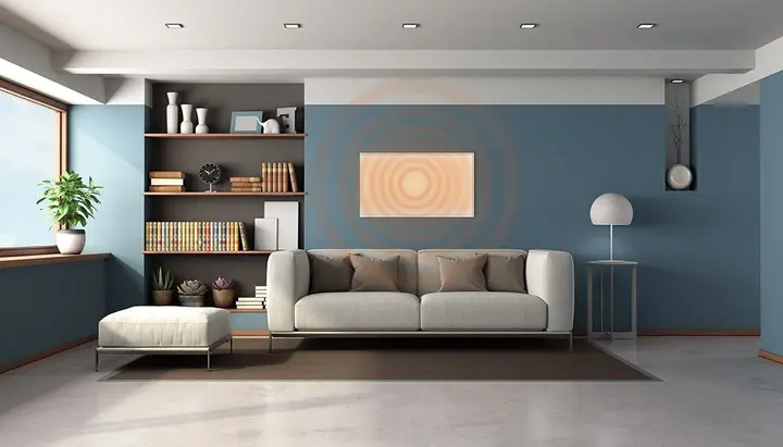 Kızılötesi ısıtma paneli 450W, Wi-Fi