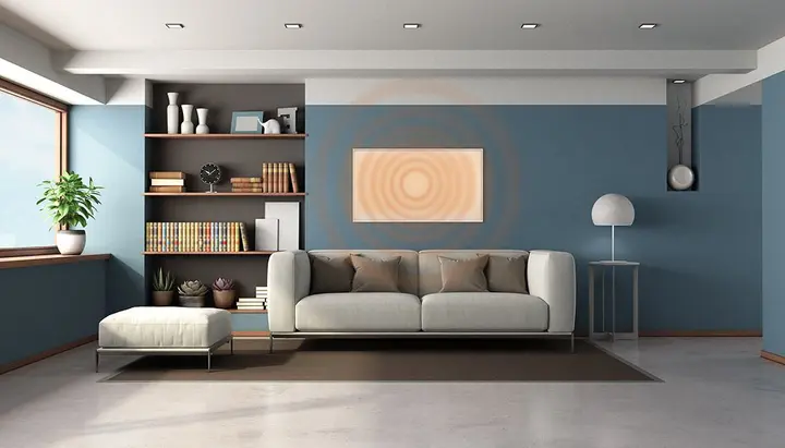 Kızılötesi ısıtma paneli 600W, Wi-Fi