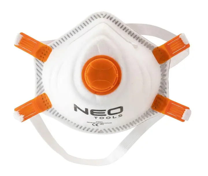 Yarım maske solunum cihazı, FFP3, ventilli, 3 adet, CE