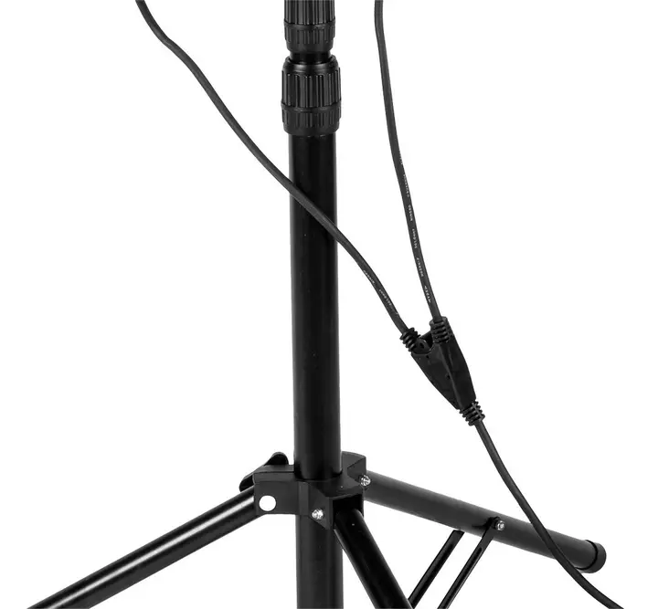 Çift projektör 2x100W SMD LED 2 x 8500lm, 1,8 m tripod üzerinde, kablolu