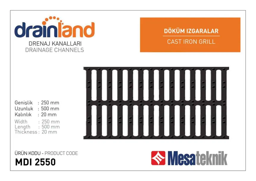 Cast-Iron Gratings