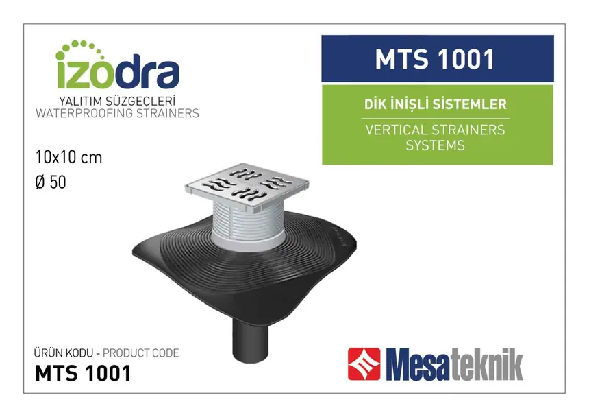 Bitumen-Membrane Compatible Vertical (Downpipe) Twin Drain Systems