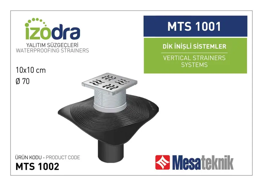 Bitumen-Membrane Compatible Vertical (Downpipe) Twin Drain Systems
