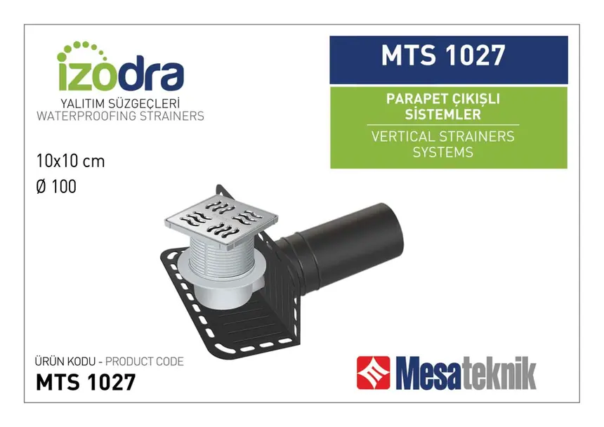 Bitumen-Membrane Compatible Parapet Twin Drain Systems