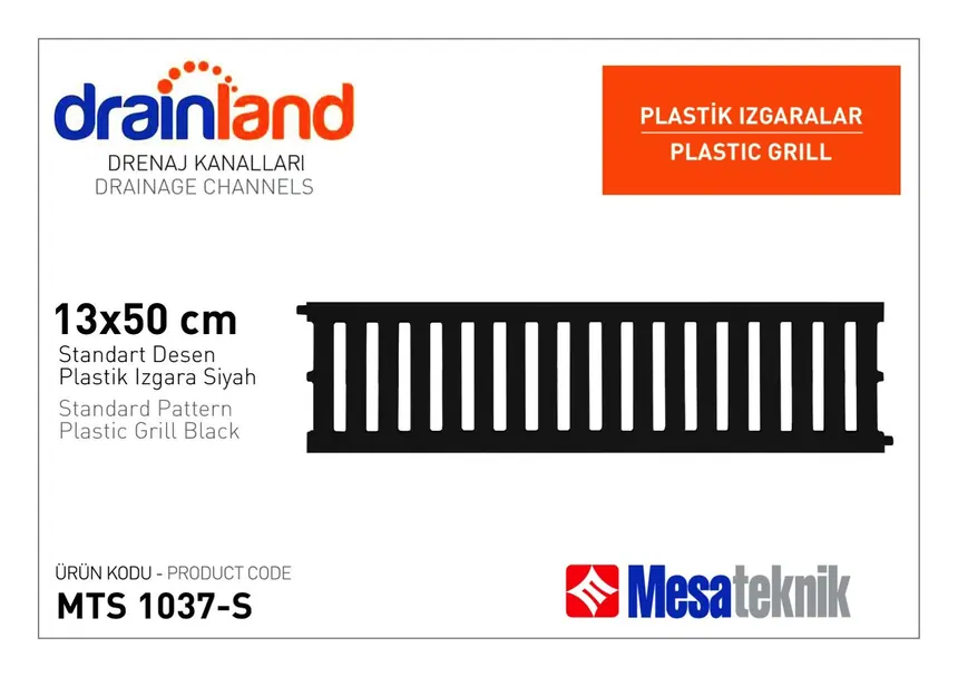 MTS 1035-S Width 130 mm Depth 75 mm Length 50 cm Black Colour