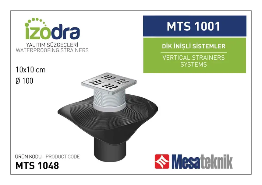 Bitumen-Membrane Compatible Vertical (Downpipe) Twin Drain Systems