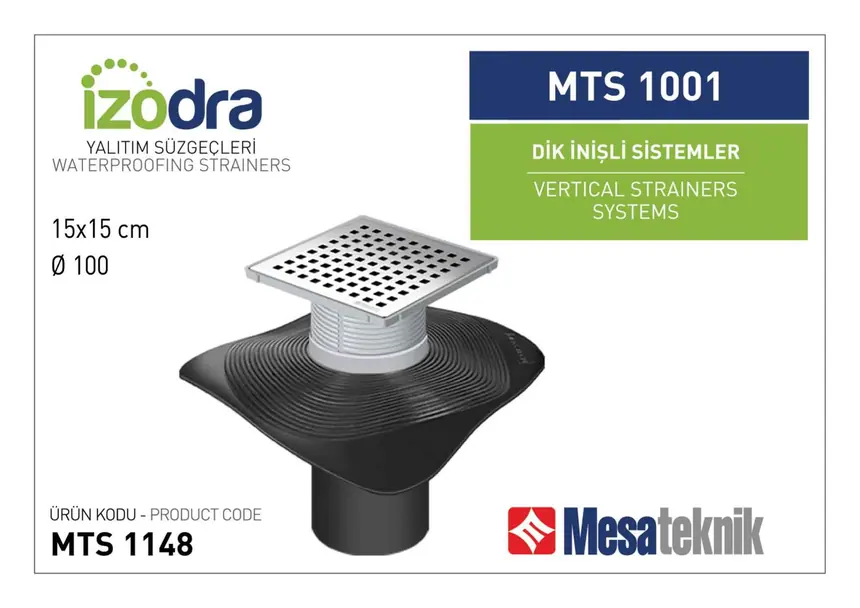 Bitumen-Membrane Compatible Vertical (Downpipe) Twin Drain Systems