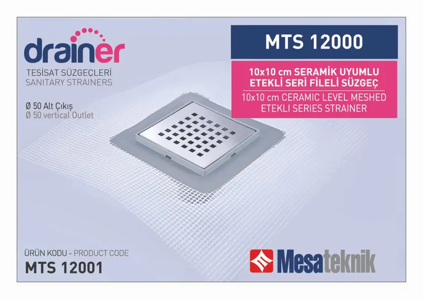 MTS 12000 Flanged Series Mesh 10 cm