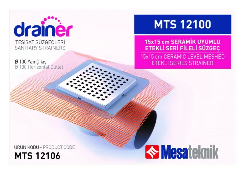 MTS 12100 Etekli Serisi Fileli 15 cm