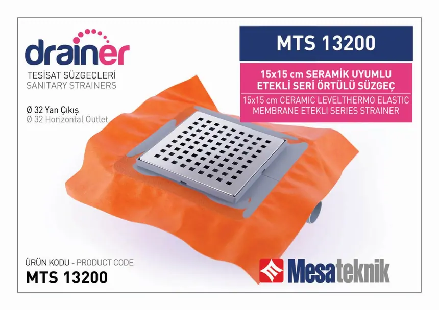 MTS 13200 Flanged Series Membrane-Covered 15 cm