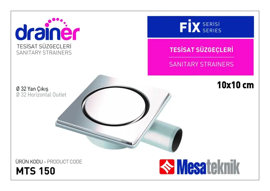 MTS 160 Fix Series Plumbing Drain