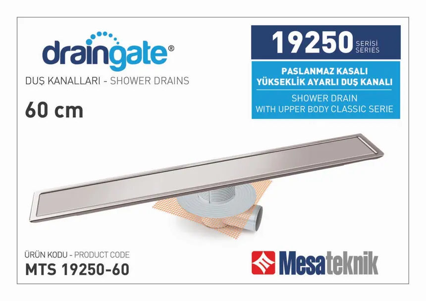 MTS 19250 Paslanmaz Kasalı Yükseklik Ayarlı
