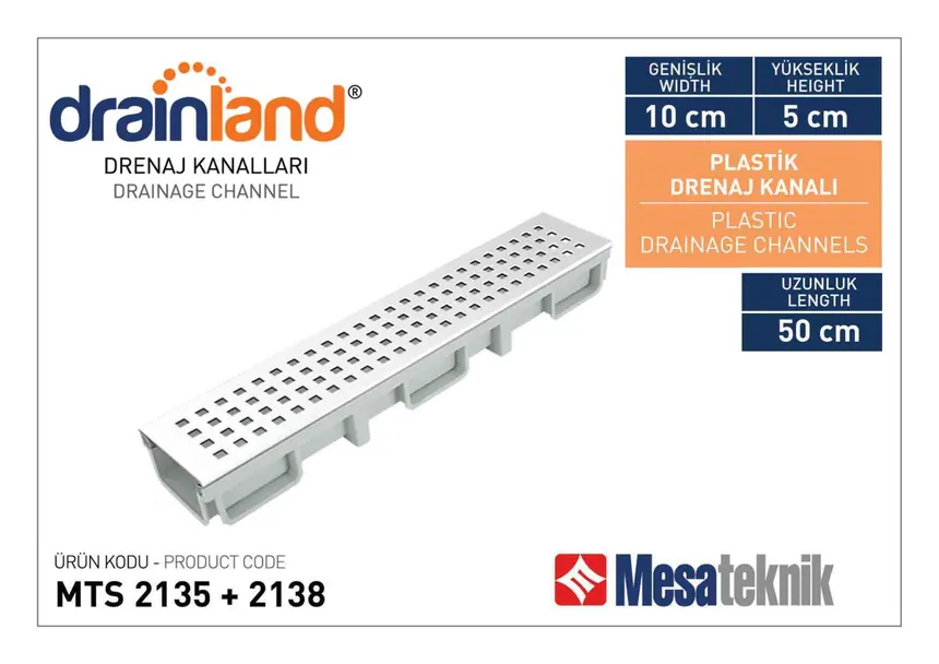 MTS 2035 Width 10 cm Length 50 cm