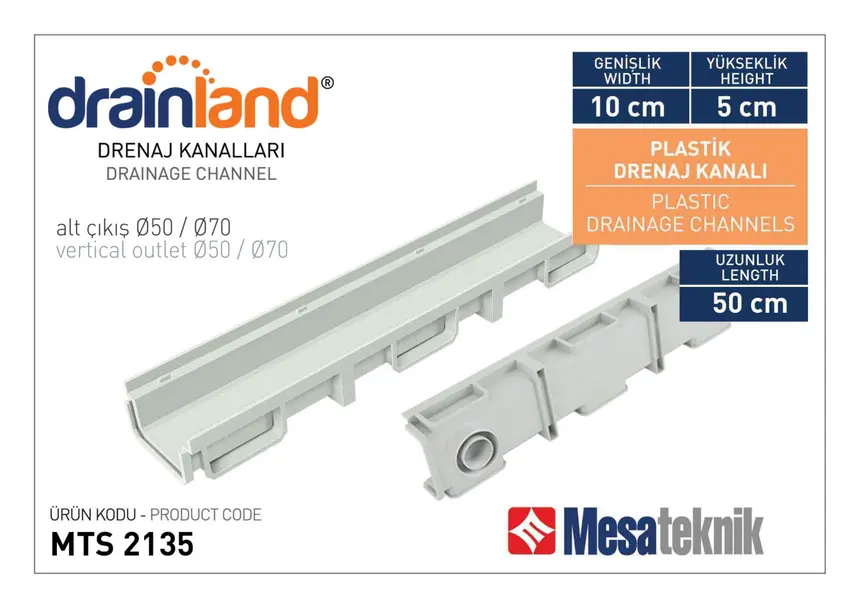 MTS 2035 Width 10 cm Length 50 cm
