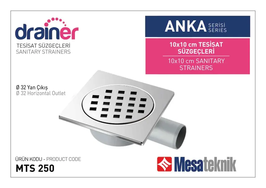 MTS 250 Anka Series Plumbing Floor Drains