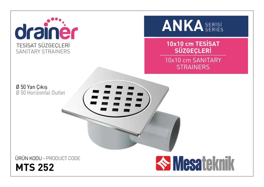 MTS 250 Anka Series Plumbing Floor Drains