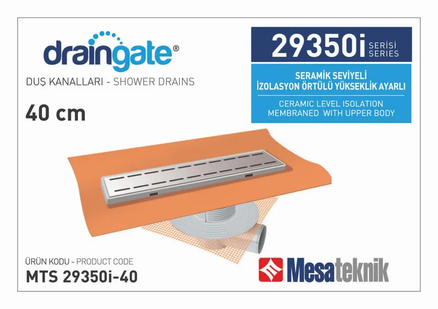 MTS 29350i Seramik Seviyeli İzolasyon Örtülü Yükseklik Ayarlı