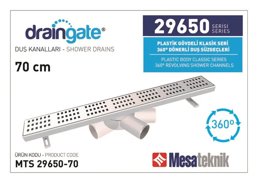 MTS 29650 Plastic Body 360° Rotatable Series
