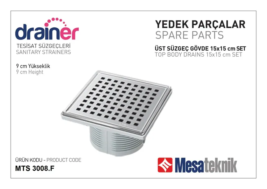Minra Series Stainless Grated Body Systems