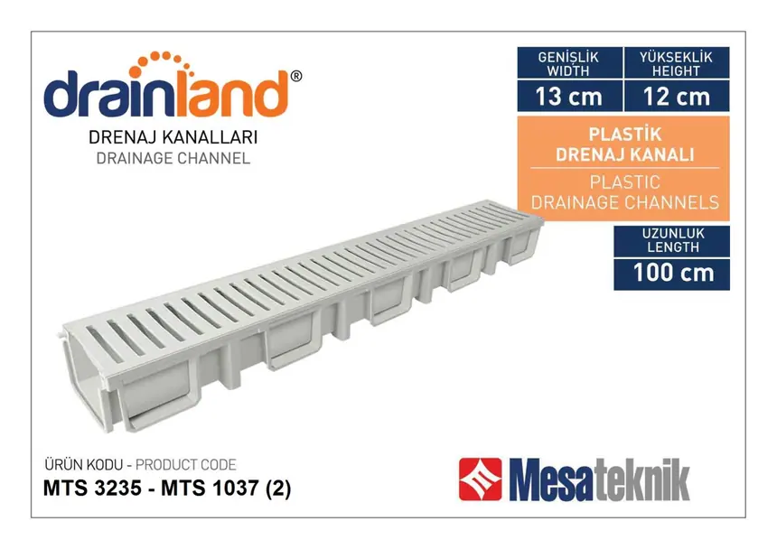 MTS 3235 Width 130 mm Depth 120 mm Length 100 cm