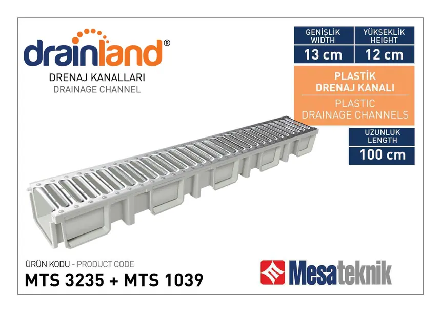 MTS 3235 Width 130 mm Depth 120 mm Length 100 cm