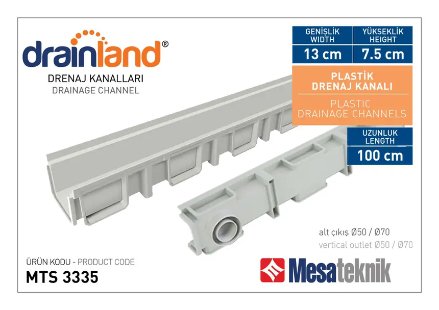 MTS 3235 Width 130 mm Depth 120 mm Length 100 cm