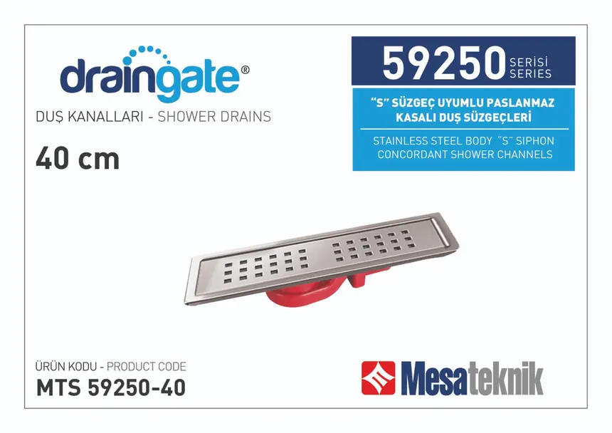 MTS 59250 S-Trap Compatible Stainless Body Series